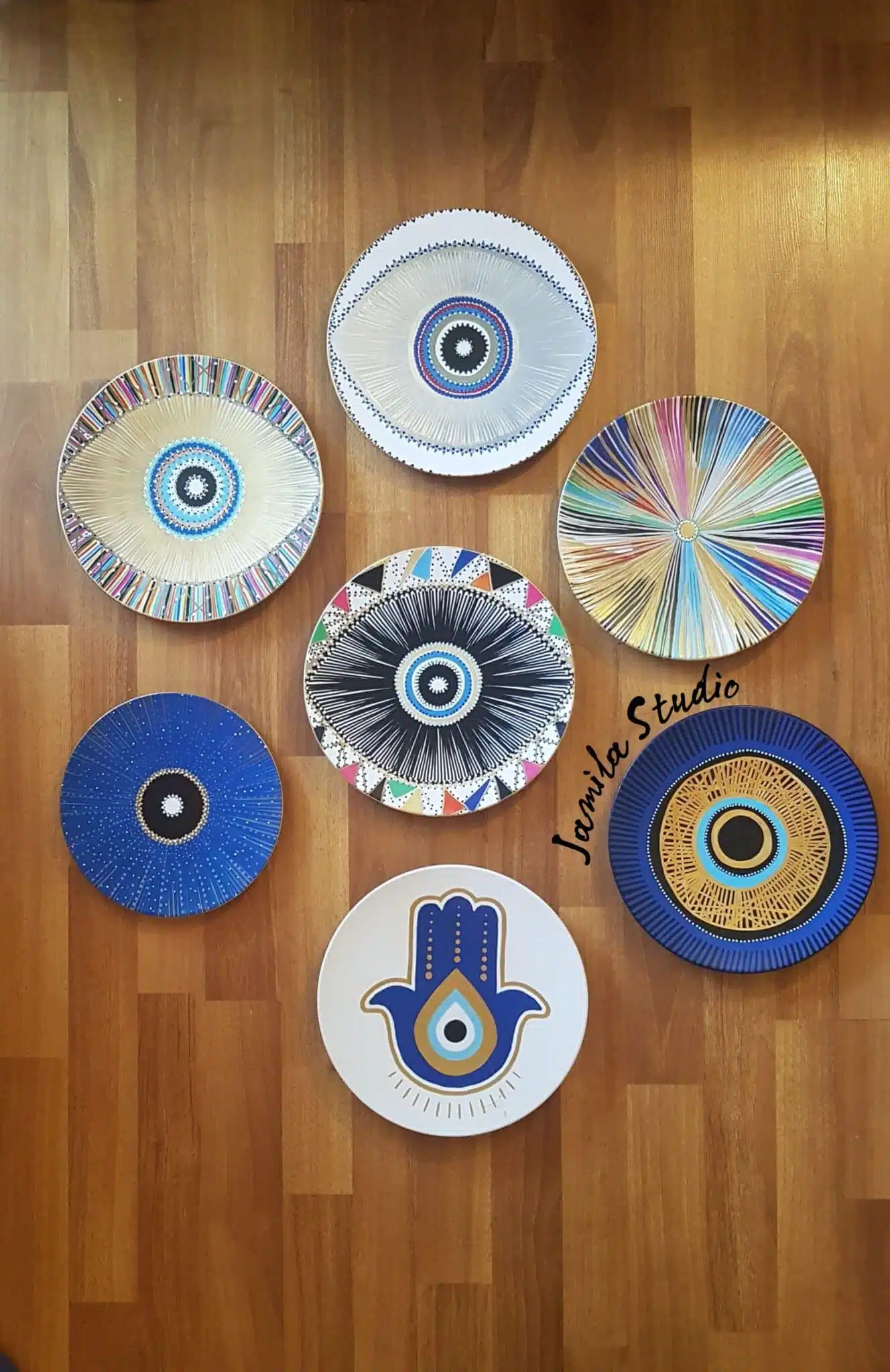 Colorful eyes plates 1 Colorful eyes plates