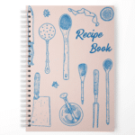 Pink recipe book small
