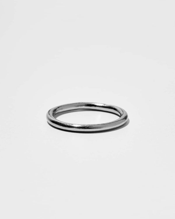 Plain Platinum Stacking Rings SZR255.1