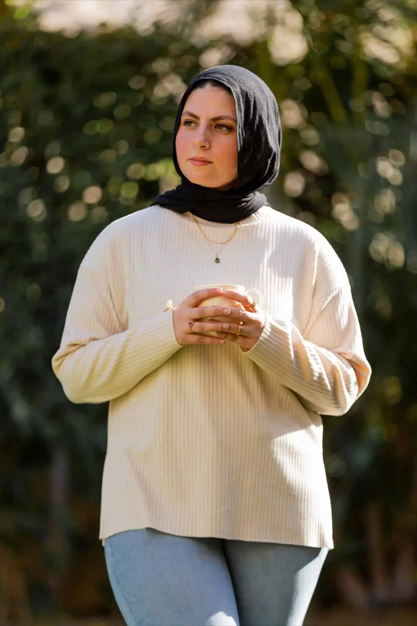 Ribbed fleeced Top 1 Ribbed fleeced Top