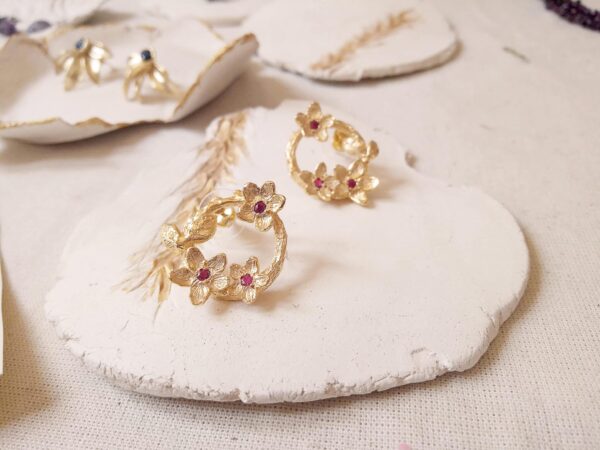 Retour Earrings gold plated scaled