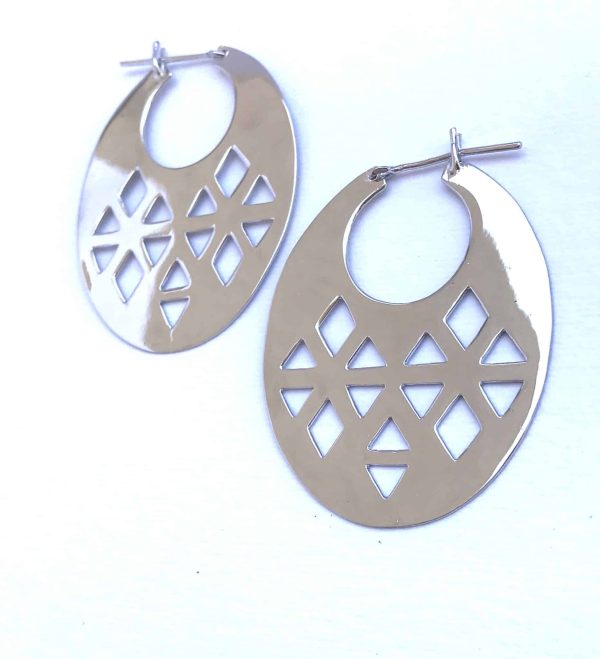 Falahy Collection , Big Oval Earring