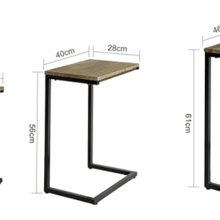 Table dimensions