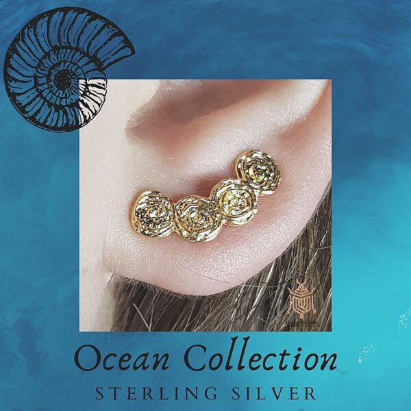ocean earrings small
