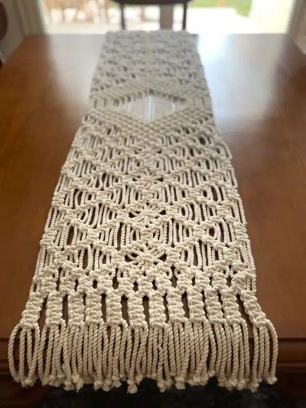 Macrame Table Runner