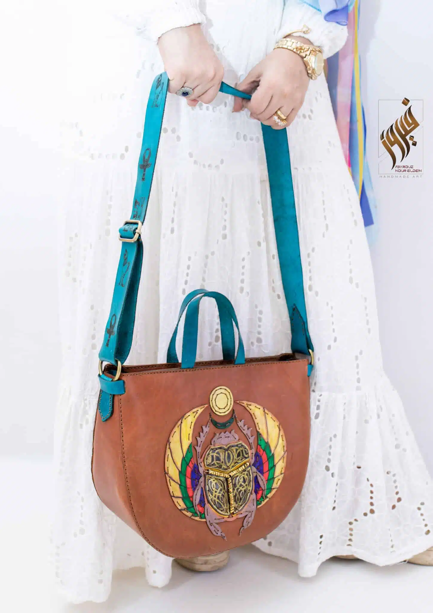 شنطه جلد طبيعي جعران 1 شنطه جلد طبيعي جعران