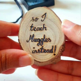 Hogwarts teacher keychain