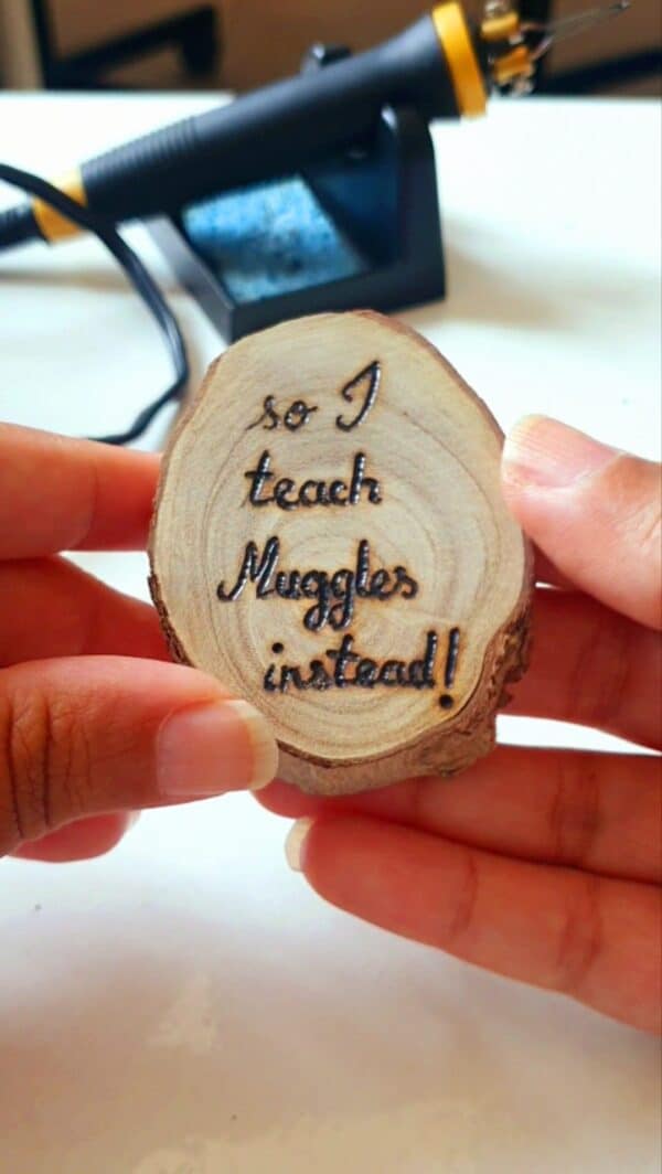 Hogwarts teacher keychain