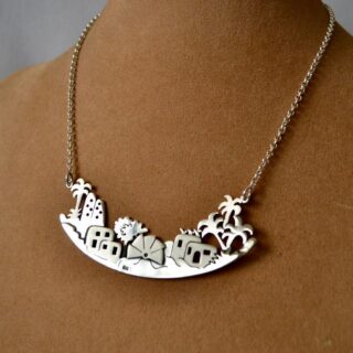 Silver Fallahy Necklace