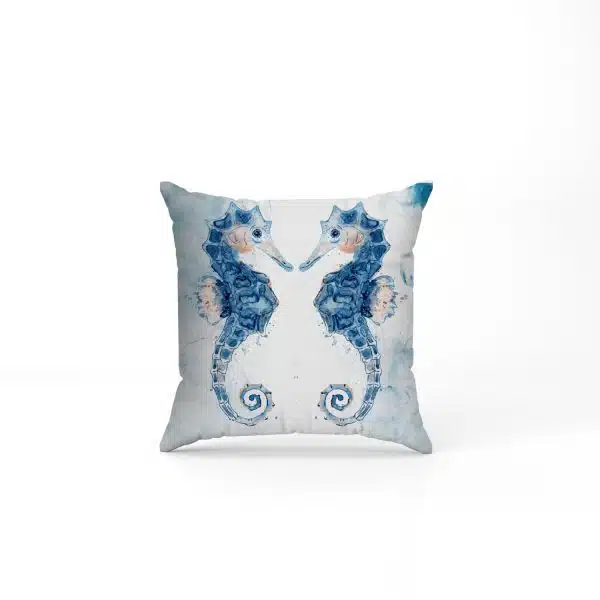 Cushion The Blue Sea Horse