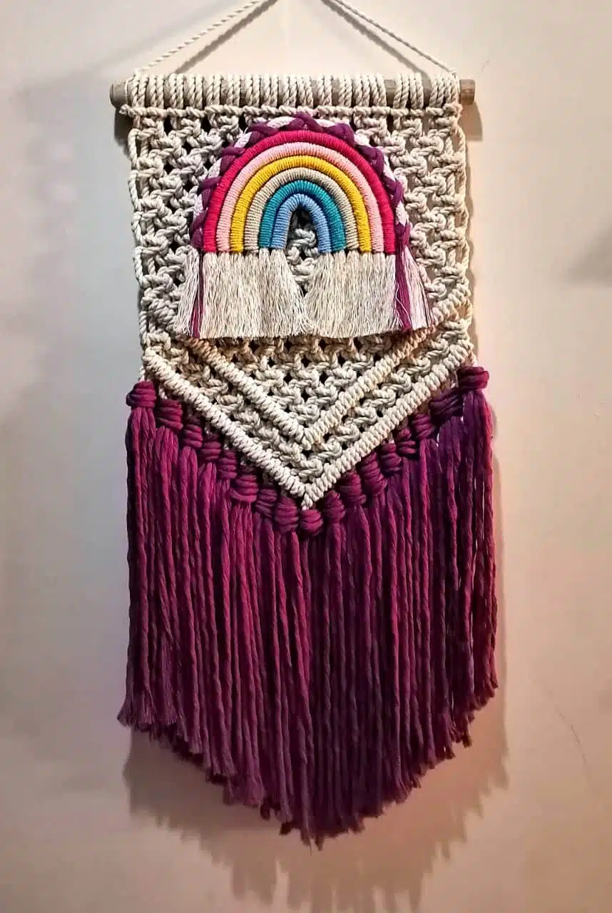 macrame wall hanging rainbow 2 WhatsApp Image 2023 08 04 at 2.26.20 PM