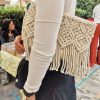 macramé clutch