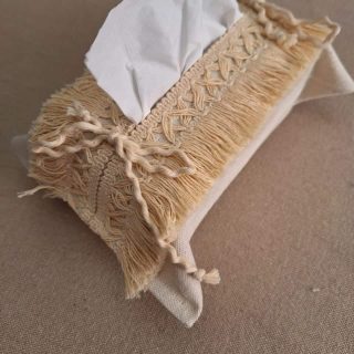 tissue Cover Holder beige