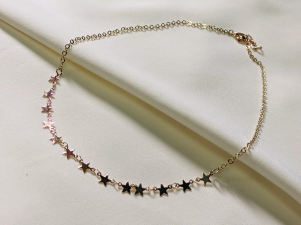 golden stars necklace