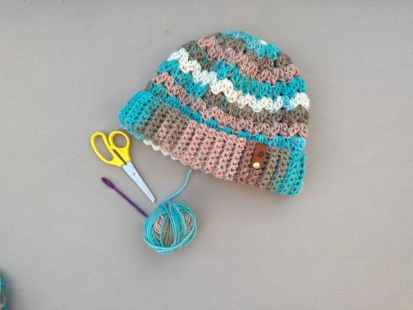 Winter crochet icecap