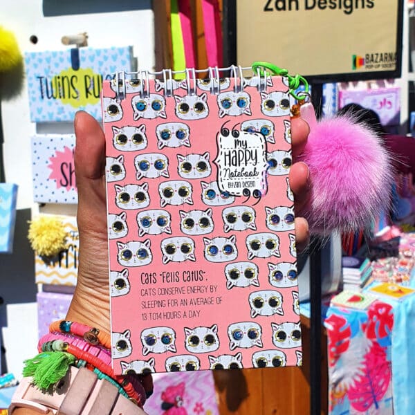 Zan Design My Happy Notebook A6 Cats