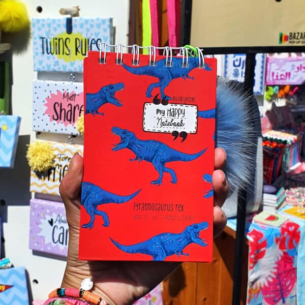 Zan Design My Happy Notebook A6 Dinosaurs