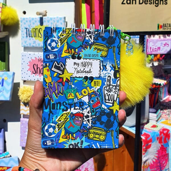 Zan Design My Happy Notebook A6 Monsters