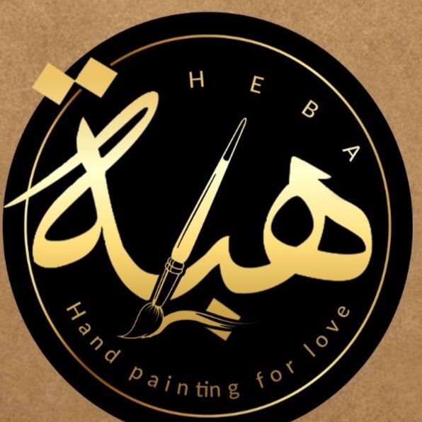 Hand painting with love by heba