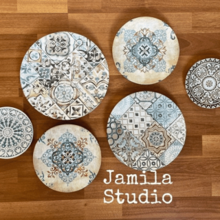 Teal Tile wall plates