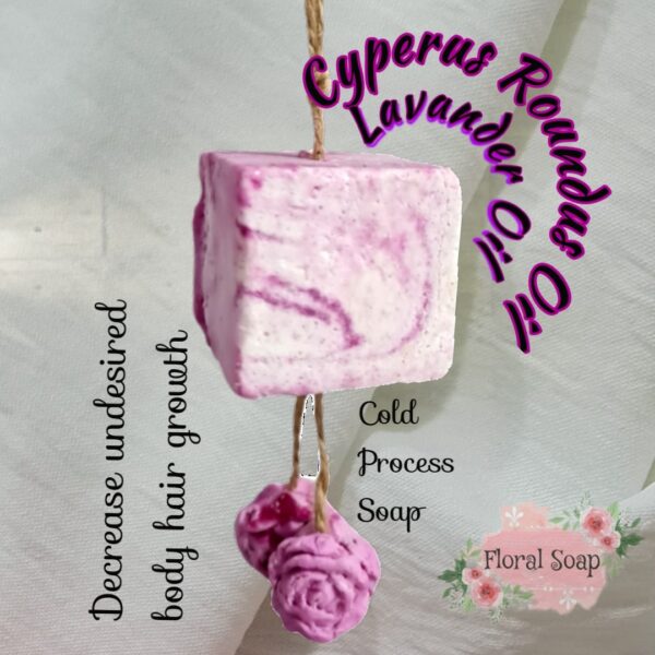 cyperus and lavander cold process soap