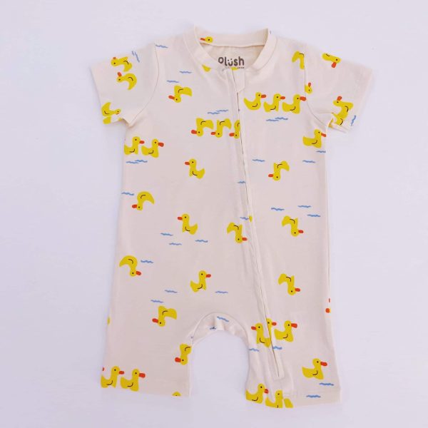 DUCK ZIP-UP ROMPER