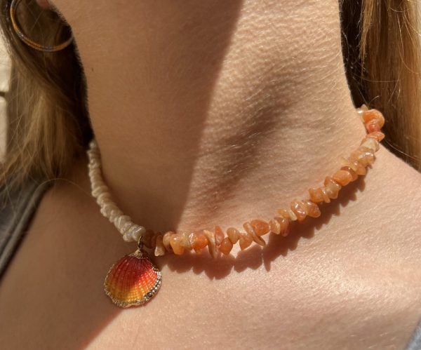 Shell beaded necklace