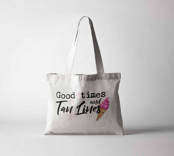 Canvas Tote Bag | Good Times and Tan Lines