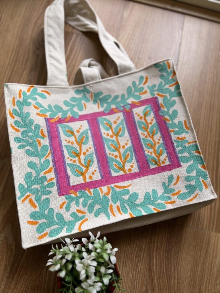 square totebag - I Make This