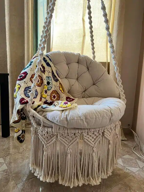 Macrame swing