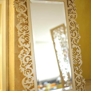 wooden wall mirror frame