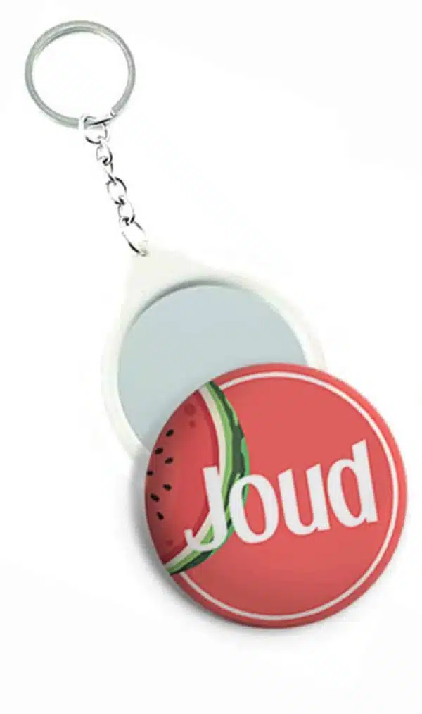 Mirror Pin Keychain - Palestine2