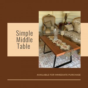 simple middle table medium