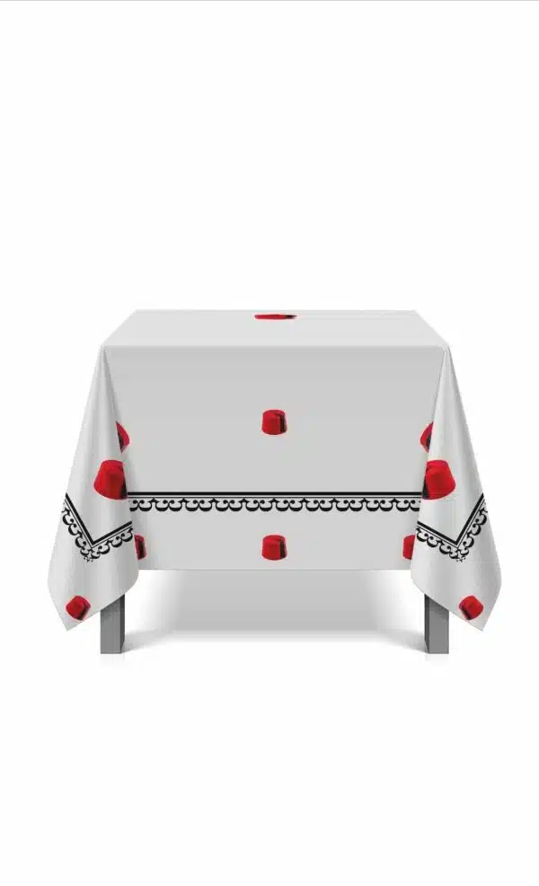 tablecloth tarboush