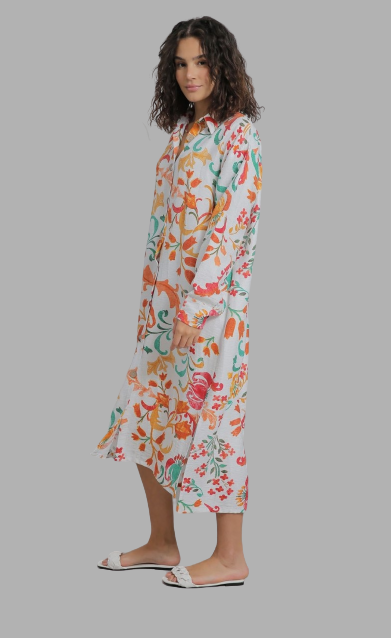 Flower Shirtdress I Make This 4839