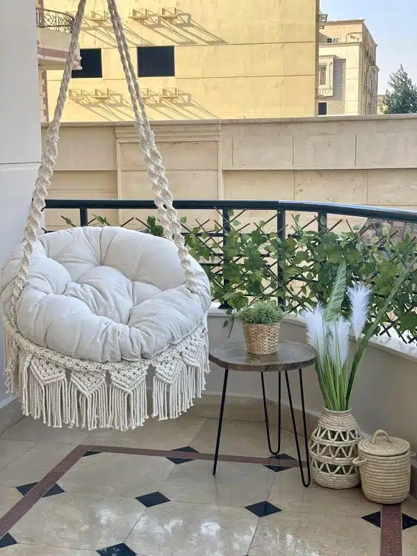 Macrame swing