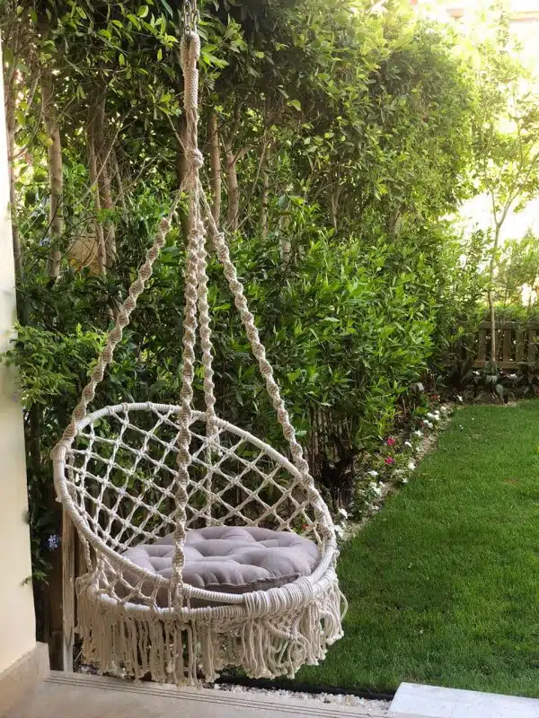 Macrame swing