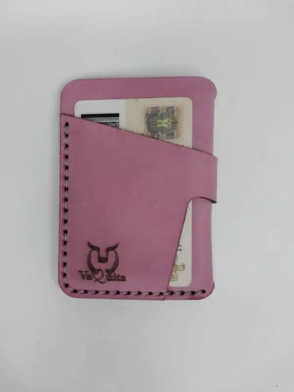 pink card holder