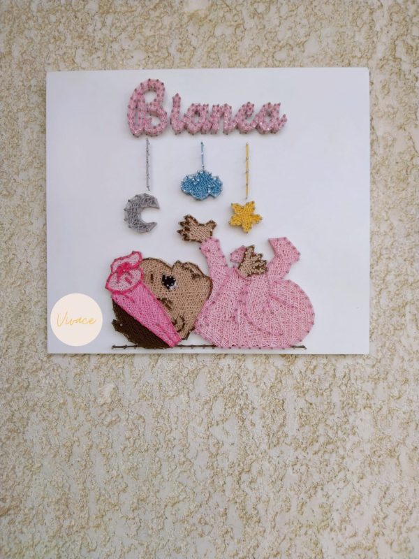 Customized tableau for a baby girl