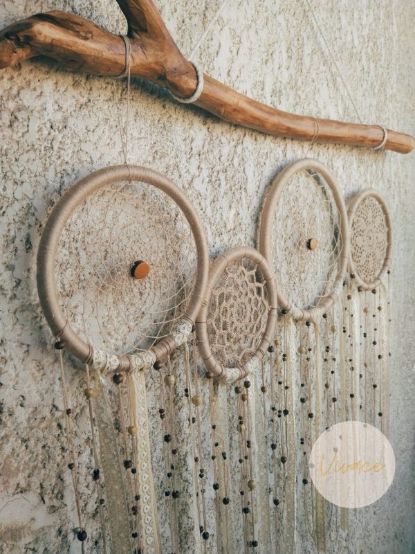 Boho set of 4 dream catchers