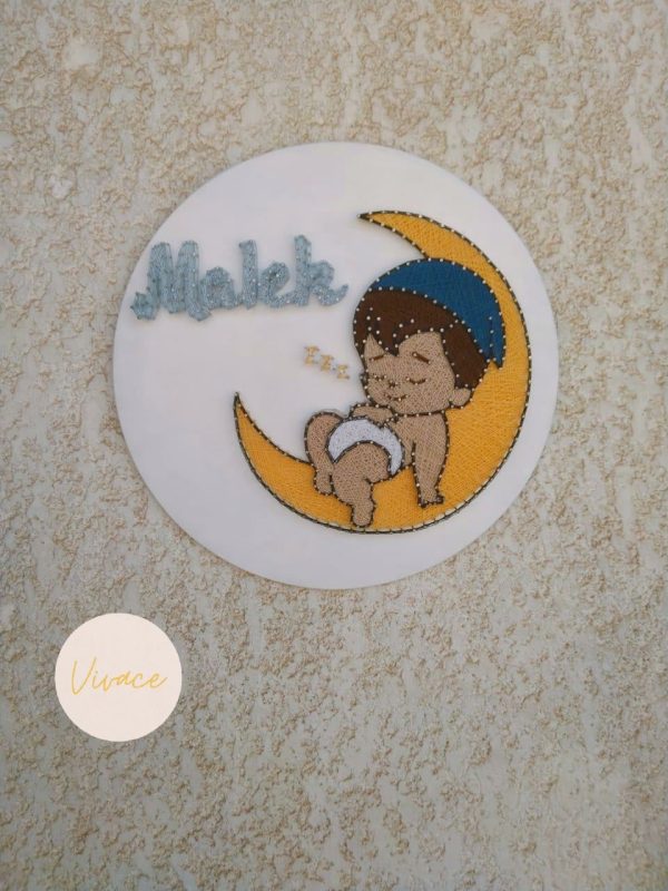 Custom tableau for a baby boy