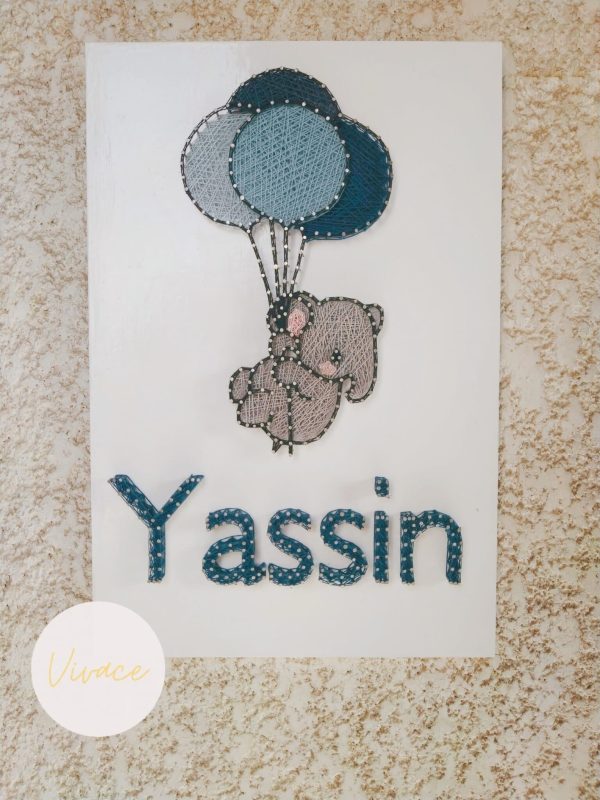 Custom tableau for a baby boy