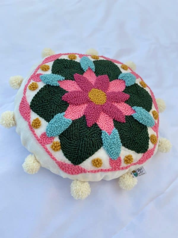 Floral Cushion with filling