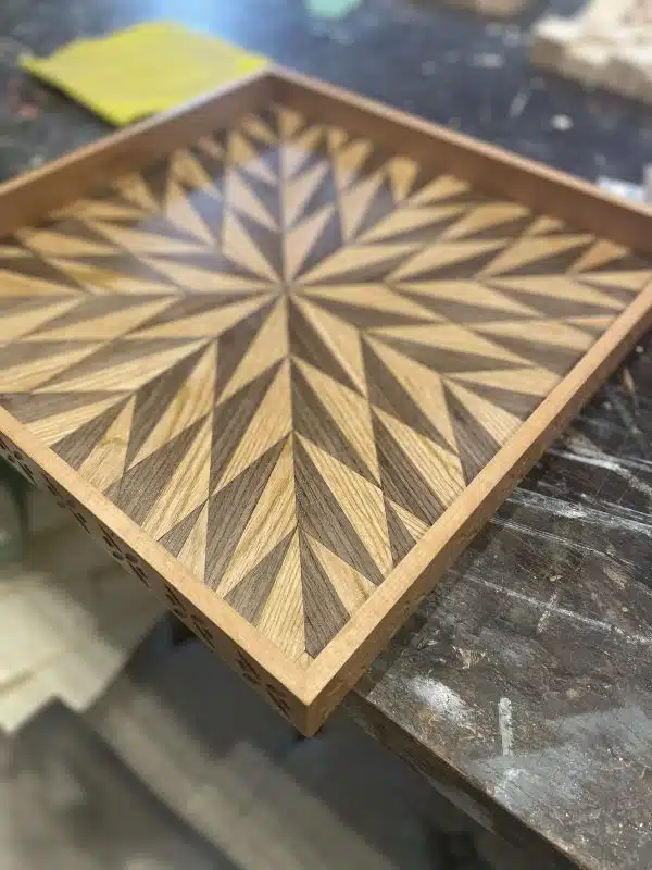Square tray