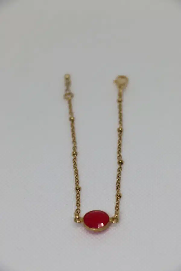 Boho fuchsia bracelet