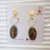 polymer clay, handmade, earrings