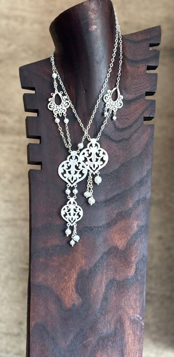 Handmade sterling silver necklaces