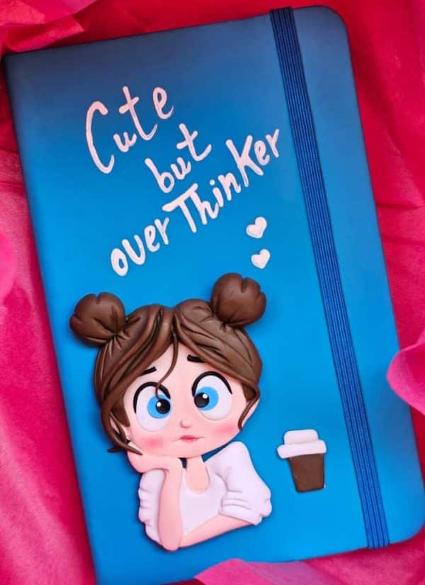 Cute but overthinker notebook