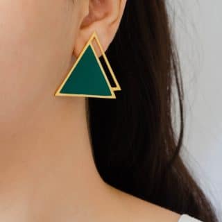 Emerald Tuya earrings