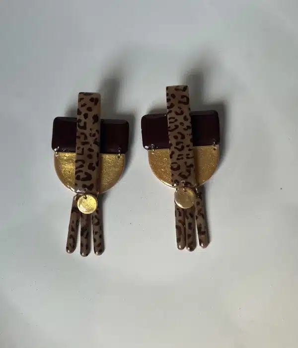 Leopard Earrings